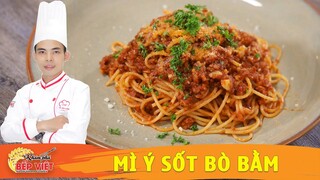 Cách làm MÌ Ý SỐT BÒ BẰM ngon và dinh dưỡng -  Khám Phá Bếp Việt