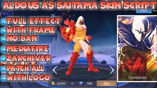 Aldous As Saitama Coztomized Skin Script | Mobile Legends Bang Bang | Noobqueen Ph