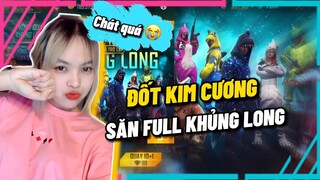 [Free Fire] Yến Nhi Chơi Lớn "Khô Máu" Đốt Kim Cương Vào Vòng Quay Khủng Long