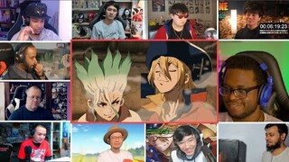 Dr. Stone Season 3 Episode 1 Reaction Mashup - Dr.Stone ドクターストーン 3期 1話 リアクション