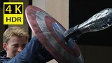4k ultra clear [Captain America 2] klip pertempuran super membara