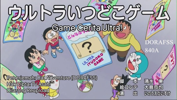 Doraemon terbaru Sub Indo 840A: Game Cerita Ultra