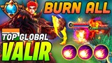 Burn All! Draconic Flare Valir Support Mode On | Top Global Valir ÑiSHÁÑT ~ Mobile Legends