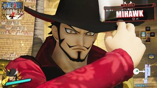 【ONE PIECE 海賊無双4】ミホーク モーション集 Mihawk Moveset