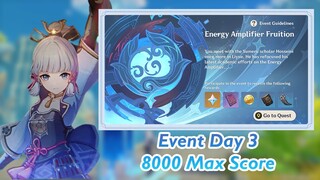 Energy Amplifier Fruition Event Day 3 (8000 Max Score) w/ Ayaka - Genshin Impact