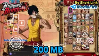 One Piece Burning Blood PPSSPP Game Android Offline