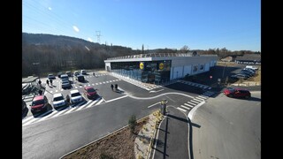 Construction du magasin Lidl - Roinville-sous-Dourdan (91) - Time-lapse