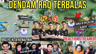 RRQ NGAMUK ANTI TELUR" CLUB! REACTION STREAMER RRQ VS AURA MPL SEASON 10