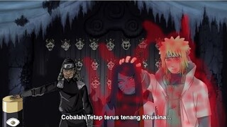 Minato membantu Khusina mengendalikan Chakra Kyubi untuk perang biju - Manga Minato Chapter Terbaru