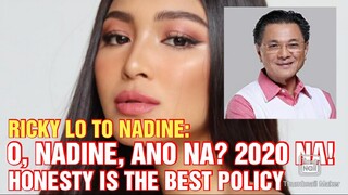 CHIKA BALITA: RICKY LO HITS BACK AT NADINE LUSTRE!