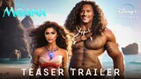 MOANA Live Action - Official Trailer (2024) Zendaya, Dwayne Johnson | Disney+