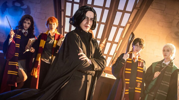 【BW2021】Super-restored Hogwarts COS group real person appeared-Magic World-