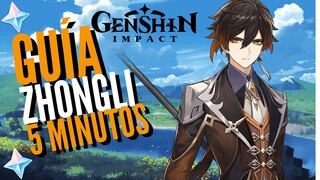 GUIA DE ZHONGLI EN 6 MINUTOS! // GENSHIN IMPACT.