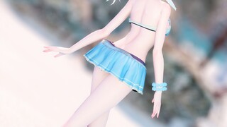 【MMD/Baju Renang Bagian 3】Cinta biru tua dengan suara lemah, lagu biru tua~