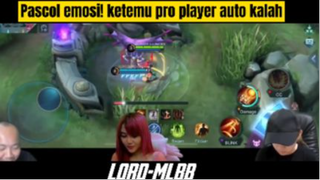 Auto kalah!!! Pascol emosi ketika ketemu pro player 😂