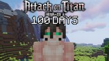 I Played Minecraft Attack On Titan For 200 DAYS… This Is What Happened