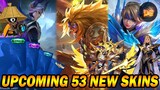 UPCOMING 53 NEW SKINS IN MOBILE LEGENDS