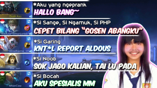 PRANK JADI CEWEK DI MOBILE LEGENDS #2