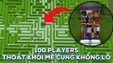 100 Players Thoát Khỏi Mê Cung Lớn Nhất Việt Nam Trong Minecraft