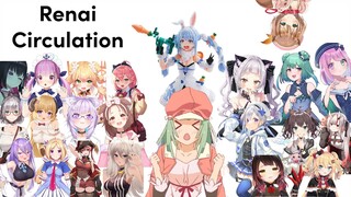 Mashup Renai Circulation bởi 25 Idols HoloLive [Việt Sub] | Kỷ niệm 100 Subscribers 🥳