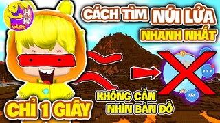 MINI WORLD CÁCH ĐỨNG IM VẪN TÌM ĐƯỢC NÚI LỬA NHANH NHẤT TRONG 1 GIÂY KHÔNG CẦN NHÌN BẢN ĐỒ N | HENRI