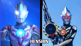 ULTRAMAN ORB AND ULTRAMAN ORB DARK NOIR BLACK SCHWARZ HENSHIN!