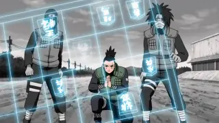 Shikamaru uses halls of his mind and surprises Akatsuki with his genius during the battle, Eng Dub