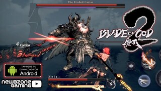 BLADE OF GOD 2 BOSS BATTLE ANDROID GAMEPLAY