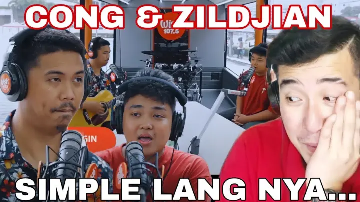 [FIRST TIME TO REACT] Zildjian performs "Ligaw Tingin" LIVE on Wish 107.5 Bus