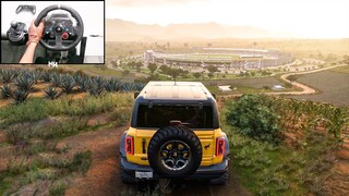 Exploring World of Forza Horizon 5 - 2021 Ford Bronco | Logitech g29 | 4K