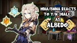 MHA/BNHA Reacts to Y/N as Albedo (Genshin Impact) || Gacha Club ||