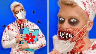 FUN SPOOKY HALLOWEEN COSTUMES IDEAS || DIY Scary Make up Hacks And Party Pranks By 123 GO! TRENDS