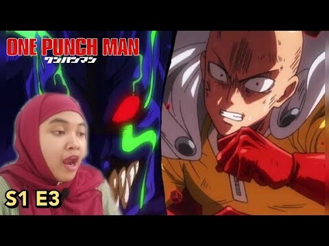 SAITAMA VS CARNAGE KABUTO | ONE PUNCH MAN EPISODE 3 REACTION INDONESIA