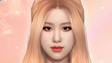 【The Sims】Park Chaeyoung Rosé Super realistic face pinching The Sims 4 shares the sims 4 tubing hand