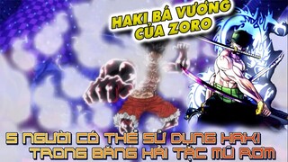 5 Người Có Thể Dùng Haki Trong Băng Hải Tặc Mũ Rơm | Lee Anime