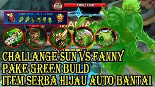 COUNTER SUN VS FANNY PAKE GREEN BUILD 1X PENTUNG AUTO MENINGGOY FANNY