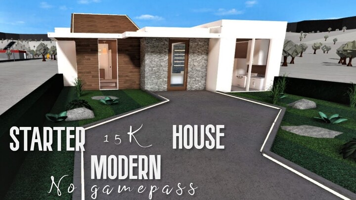 15k Modern House| NO GAMEPASS | Roblox bloxburg