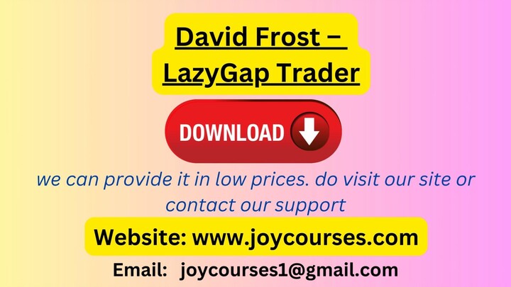 David Frost – LazyGap Trader