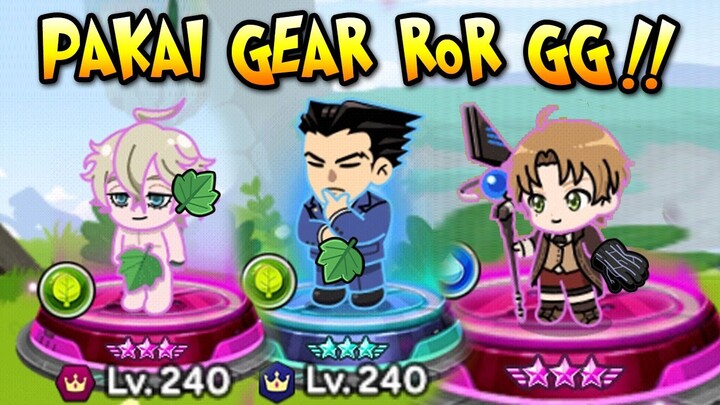 PVP PAKAI 3 GEAR RoR GG!! ⚡🍃 LINE RANGERS x RECORD OF RAGNAROK (INDONESIA)
