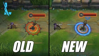 Old Caitlyn vs New Caitlyn Comparison | Wild Rift