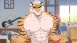 The year of the tiger is coming, muscle up draw a muscular tiger for everyone