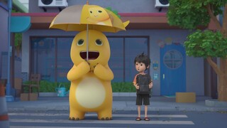 🌧What to do when it rains? I'll share half of my Milk Dragon Umbrella with you!