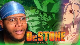 THE BEST BOSS BATTLE!! PEAK ENDING?! | Dr. Stone Season 3 Ep. 18-19REACTION!!