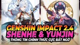 Genshin Impact 2.4 Shenhe & YunJin | Cú Quay Xe Cực Căng! Nhân Vật 5 Sao Mới Phá Tan Mọi Tin Đồn!