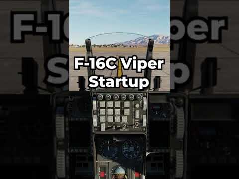 F-16 Startup in Just 60 Seconds!