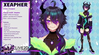 【Showcase】Xeapher 2.0 Live2D Model