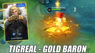 Tigreal Gold Baron New Special Skin Mobile Legends: Bang Bang!