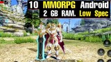 Top 10 Best MMORPG Android games for 2 GB of RAM | Best MMORPG Android for low spec phone Games