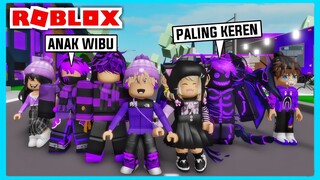 24 Jam Serba Ungu Hitam Di Roblox Brookhaven ft Shasyaalala