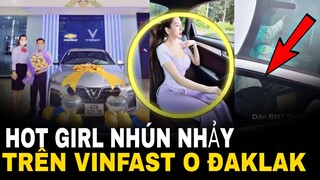 Chân dung hot girl là nữ chính nhấp nhô trên xe Vinfast ở Đắk Lắk